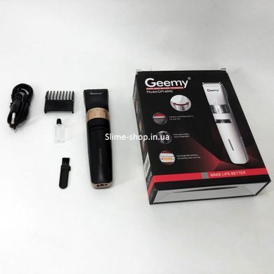 Триммер для стрижки бороды аккумуляторный Gemei GM-6042 черный, Vgr машинка RX-595 для стрижки