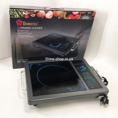Переносна настільна електроплита Domotec MS-5842 2000 Вт, Потужна XC-242 настільна електроплита