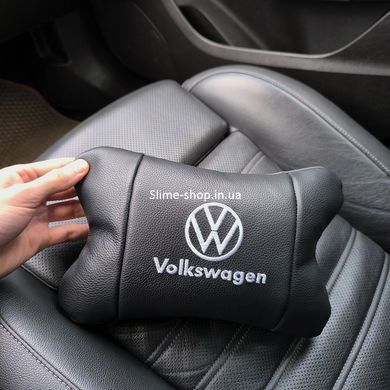Подушки з логотипом Volkswagen 1шт, Подушка на авто сидіння, Дорожня подушка PB-800 під голову