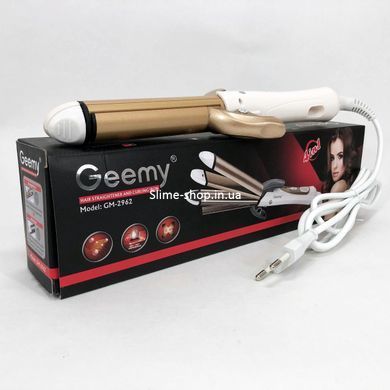 Плойка для волосся стайлер GEMEI GM-2962, Плойка для локонів професійна, Праска для QJ-860 завивки волосся
