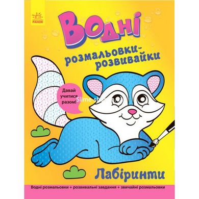 Водна розфарбування-Развівайка "Лабіринти" (укр)