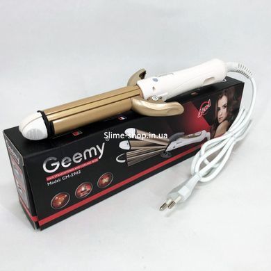 Плойка для волосся стайлер GEMEI GM-2962, Плойка для локонів професійна, Праска для QJ-860 завивки волосся