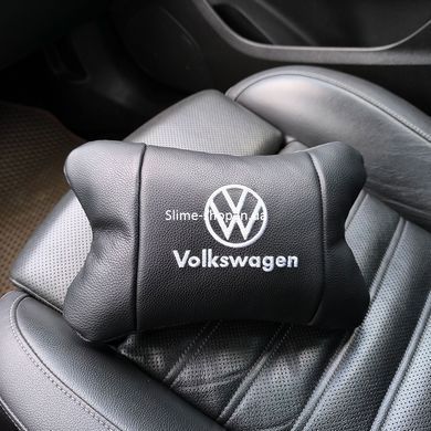 Подушки з логотипом Volkswagen 1шт, Подушка на авто сидіння, Дорожня подушка PB-800 під голову