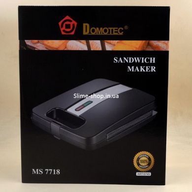 Вафельница бутербродница 3 в 1 Domotec MS-7718 1400 Вт, Гриль орешница, ZY-908 Бутербродница профессиональная