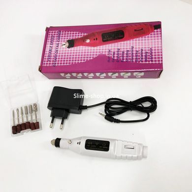 Ручной фрезер для ногтей SmartUs CBM-033 для маникюра и педикюра в домашних условиях. QY-197 Цвет: белый
