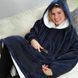 Одеяло с рукавами Snuggie, Плед с капюшоном, Рукоплед с рукавами, Плед с капюшоном HF-247 для дома