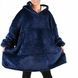 Одеяло с рукавами Snuggie, Плед с капюшоном, Рукоплед с рукавами, Плед с капюшоном HF-247 для дома