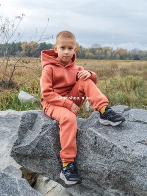 Детский теплый костюм из ткани тринитка