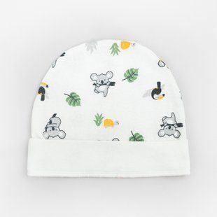 Шапочка для немовлят на манжеті з начосом Koala