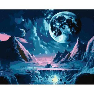 Картина по номерах "Загадковий космос" 40x50 см