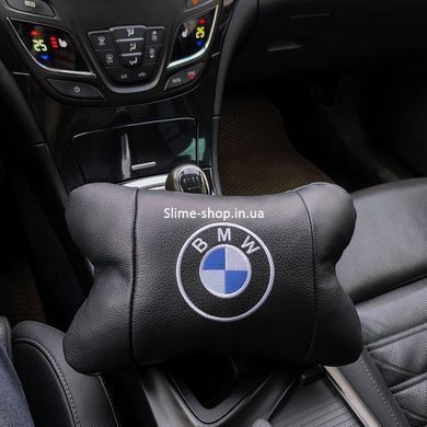Авто подушка под шею BMW 1шт, Практичная автомобильная подушка на подголовник, WR-177 Подарок автолюбителю