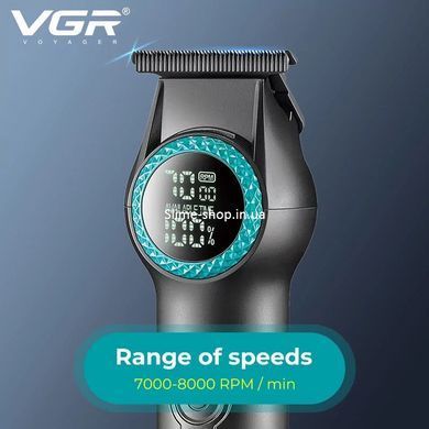 Машинка для стрижки волосся бездротова VGR V-990, Електробритва для голови, Електромашинка BJ-712 для волосся