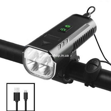 Фара led для велосипеда FY-336-4T6, Лед фара на велосипед, Фара IU-971 противоударная велосипедная