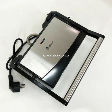 Домашний гриль Domotec MS-7708 1000 W, Гриль с прижимом для приготовления, Грильница SY-546 для стейков