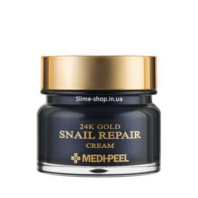 Крем для обличчя Medi-Peel 24k Gold Snail Repair Cream з колоїдним золотом, муцином равлика 50 мл