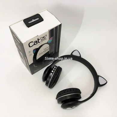 Стильні навушники з котячими вушками Cat VZV 23M, Bluetooth навушники дитячі, Дитячі DE-407 навушники кішечки