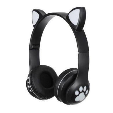 Стильні навушники з котячими вушками Cat VZV 23M, Bluetooth навушники дитячі, Дитячі DE-407 навушники кішечки