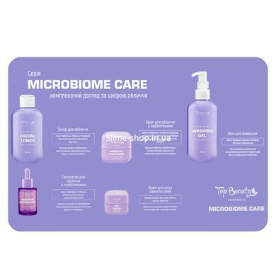 Подарунковий набір косметики по догляду за обличчям Top Beauty Microbiome Care для жінок 5 продуктів