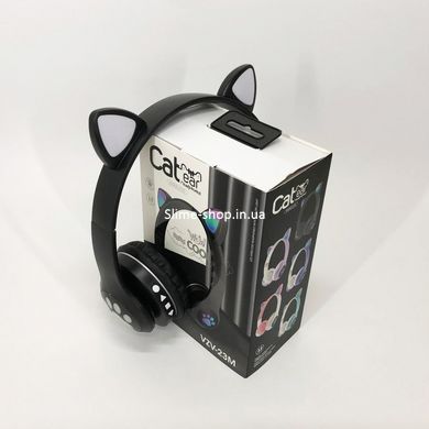 Стильні навушники з котячими вушками Cat VZV 23M, Bluetooth навушники дитячі, Дитячі DE-407 навушники кішечки