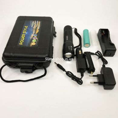 Фонарик походный ручной BL-1831 T6 Police, Мощный юсб фонарь, Фонарик военный, QI-743 Сильный фонарик
