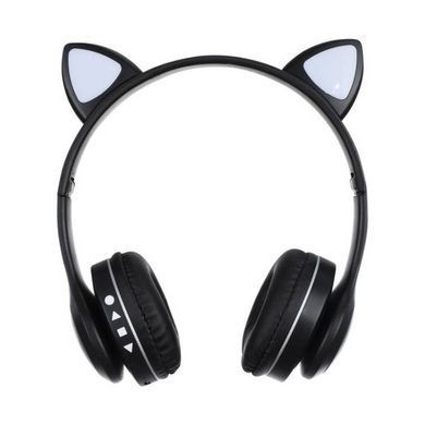 Стильні навушники з котячими вушками Cat VZV 23M, Bluetooth навушники дитячі, Дитячі DE-407 навушники кішечки