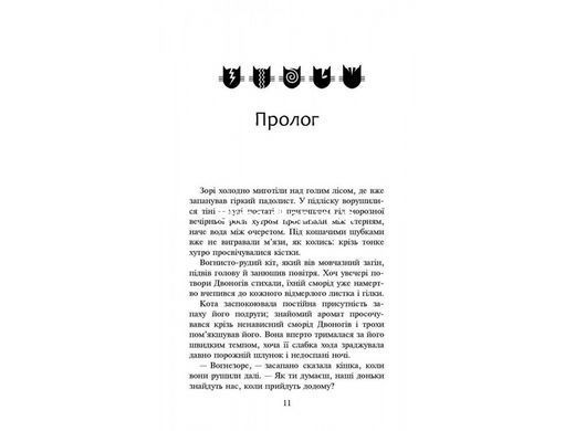 Книга Коты-воины Рассвет Книга 3 цикл Новое пророчество (на украинском языке)