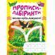 Тетрадь для упражнений "Прописи-лабиринты: Сквозь джунгли" (укр)