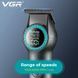 Машинка для стрижки волосся бездротова VGR V-990, Електробритва для голови, Електромашинка BJ-712 для волосся