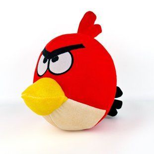 М'яка іграшка Weber Toys Angry Birds Птах Ред велика 28см (WT553)