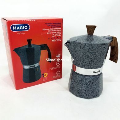 Гейзерная кофеварка хорошего качевства Magio MG-1010 150 мл, Кофеварка гейзерная JA-684 для офиса