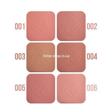 Румяна для лица Bogenia Angelic Blush компактные BG631, 003 Beige