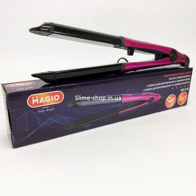 Выпрямитель утюжок щипцы MAGIO MG-678 2в1, Утюжок выпрямитель, Выпрямитель для EU-572 завивки волос