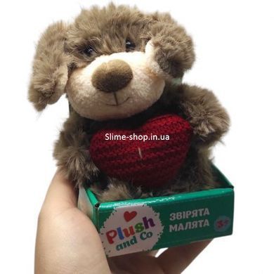 Мʼяка іграшка "Plush and Co. Песик" (КОРИЧНЕВИЙ) 12 см
