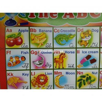 Плакат односторонний "English", 61,5х42,5 см