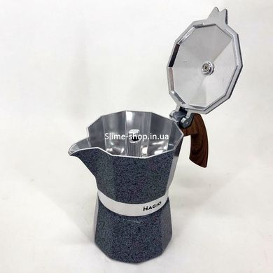Гейзерная кофеварка хорошего качевства Magio MG-1010 150 мл, Кофеварка гейзерная JA-684 для офиса
