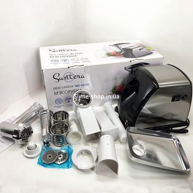 Мощная мясорубка многофункциональная 2 скорости Suntera SMG-5454SS 2200 Вт, Мясорубка NX-573 2000 вт