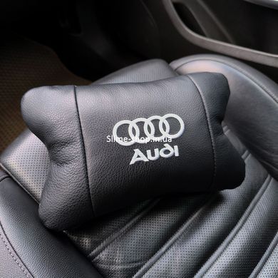 Дорожня подушка під голову Audi Ауді 1шт, Подарунок в машину чоловікові, Подушка на підголовник TU-610 в авто