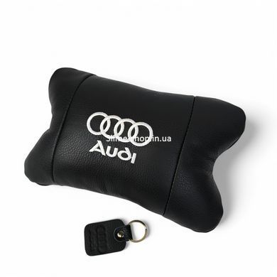 Дорожня подушка під голову Audi Ауді 1шт, Подарунок в машину чоловікові, Подушка на підголовник TU-610 в авто