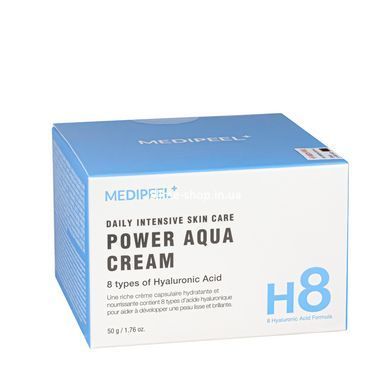 Крем для лица капсульный увлажняющий Medi-Peel Power Aqua Cream с пептидами 50 мл