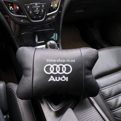 Дорожня подушка під голову Audi Ауді 1шт, Подарунок в машину чоловікові, Подушка на підголовник TU-610 в авто