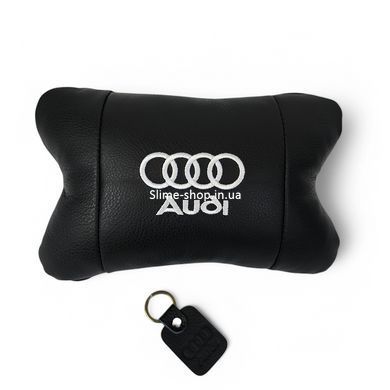 Дорожня подушка під голову Audi Ауді 1шт, Подарунок в машину чоловікові, Подушка на підголовник TU-610 в авто