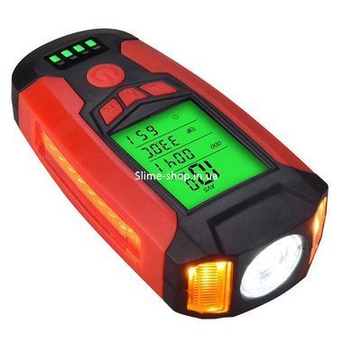 Фонарь для велосипеда с акб AS0808-XPG+2LED(yellow)+2COB(red), UT-296 Водостойкий велофонарь
