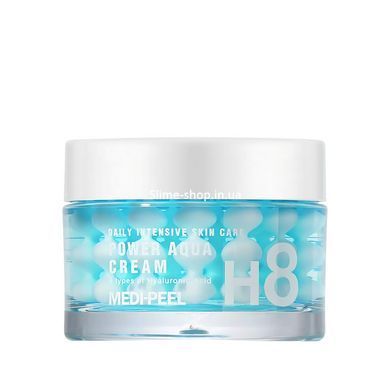 Крем для лица капсульный увлажняющий Medi-Peel Power Aqua Cream с пептидами 50 мл