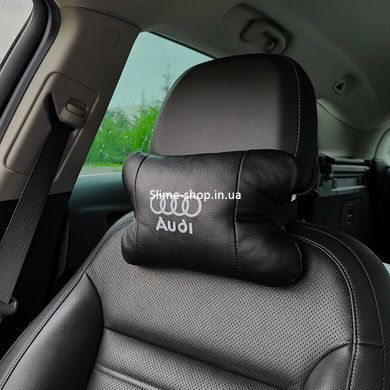 Дорожня подушка під голову Audi Ауді 1шт, Подарунок в машину чоловікові, Подушка на підголовник TU-610 в авто