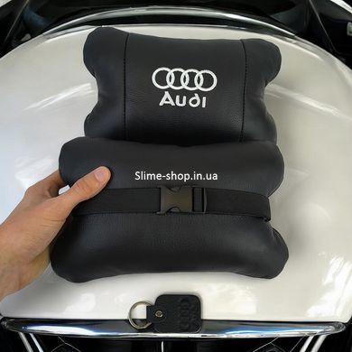 Дорожня подушка під голову Audi Ауді 1шт, Подарунок в машину чоловікові, Подушка на підголовник TU-610 в авто
