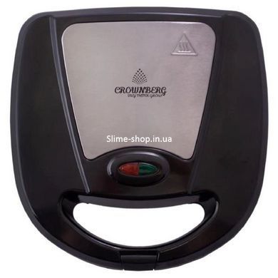 Вафельниця 3в1 Crownberg Cb-1075, Електрогриль зі знімними панелями, Гриль BP-690 двосторонній контактний