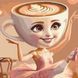 Картина по номерам "Ballerina Cappuccino" 40x40 см.