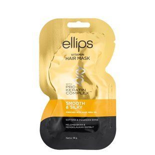 Маска для восстановления волос Ellips Smooth&Silky c Про-Кератиновым Комплексом", 18 г (0026)