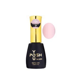 Камуфлююча база для гель-лаку YouPOSH De luxe French Rubber Base 12 мл, 01P Світло-рожевий