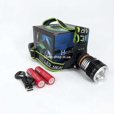 Налобный фонарь для автомеханика PLD-A12-TG 2x18650, Мощный фонарик светодиодный QX-971 на голову